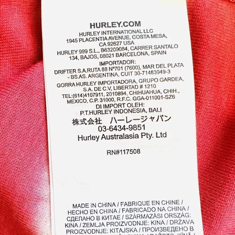 NWT HURLEY Juniors Sleeveless Pullover Cotton Square Neck Cropped Top Size Large - Picture 9 of 9